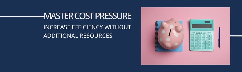 Master Cost Pressure: Increase Efficiency Without Additional Resources