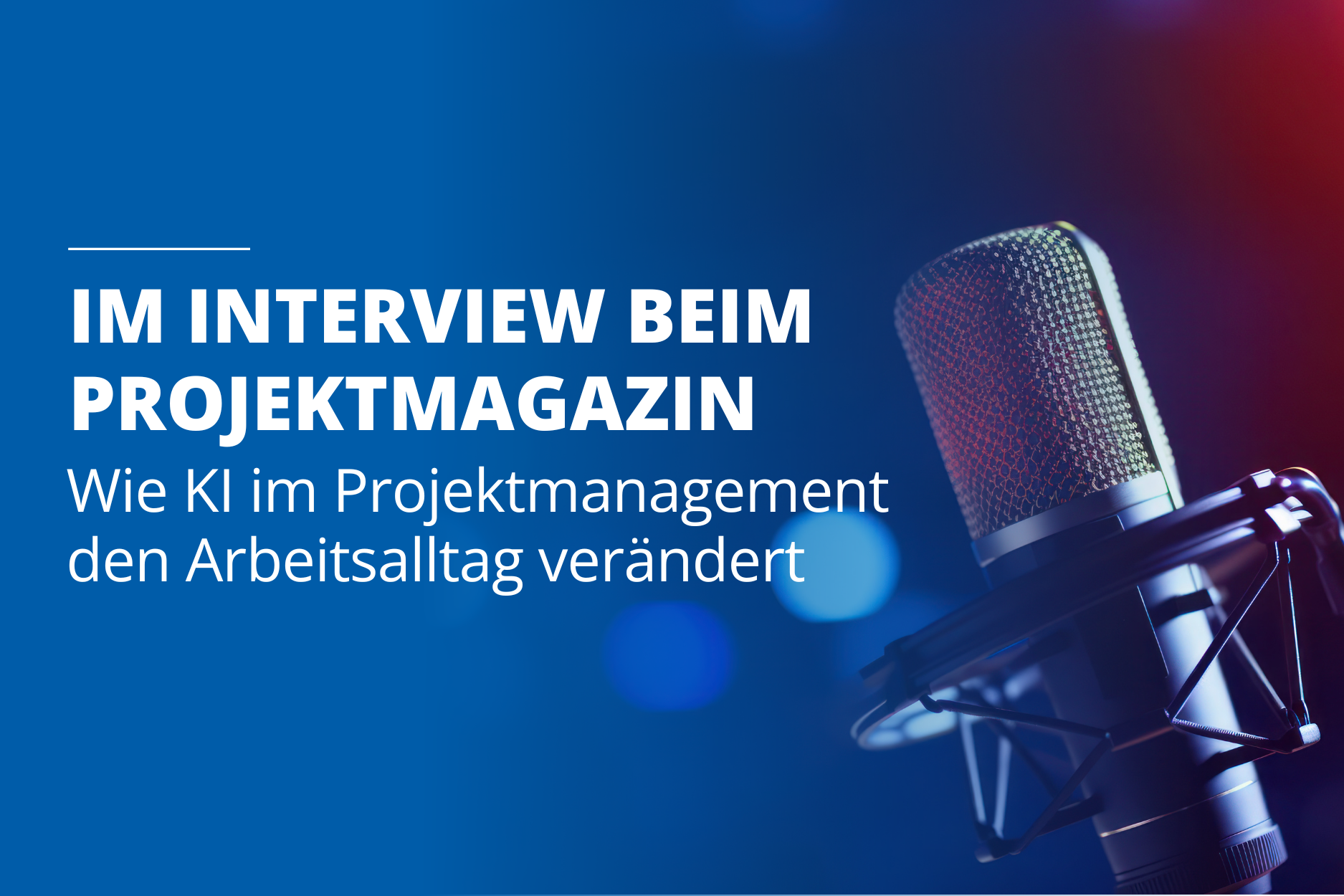 Interview zwischen Regina Wolf-Berleb und Thomas Schlereth über KI im Projektmanagement